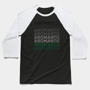 Retro Aromantic Pride Baseball T-Shirt